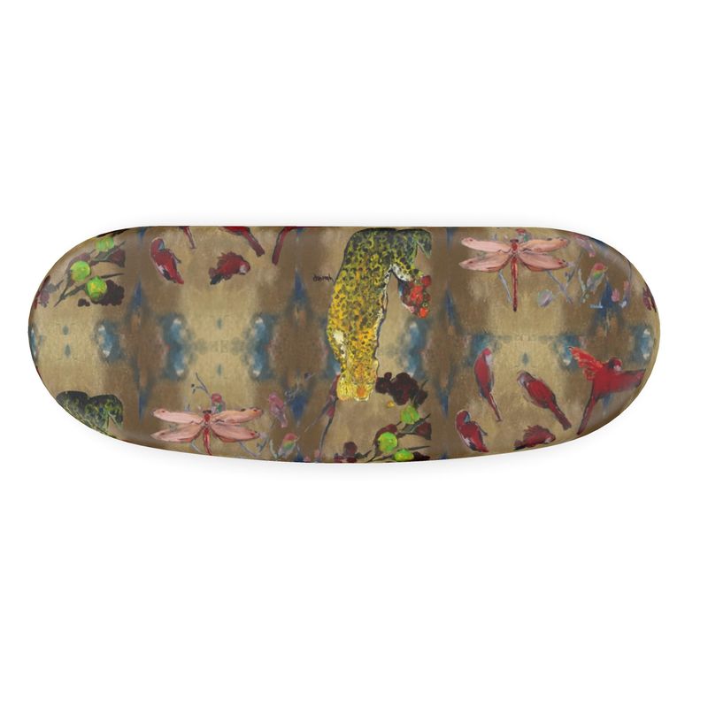 Leopard and Company glasses case