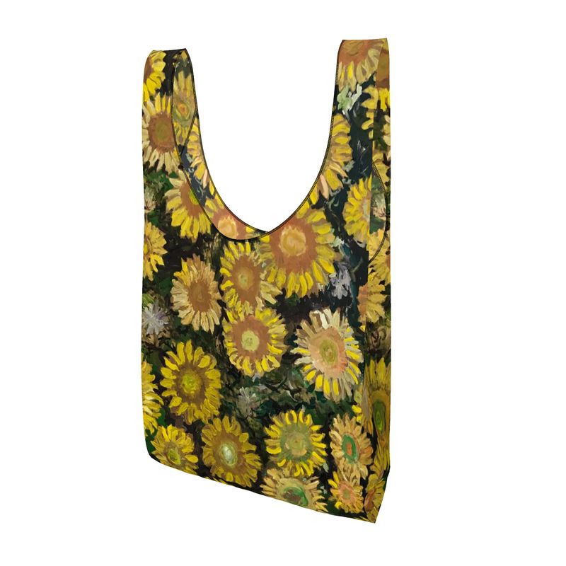 Sunflower Field Shopping Bag
