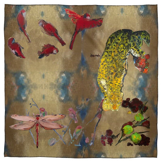 Leopard and Company, in Silk.