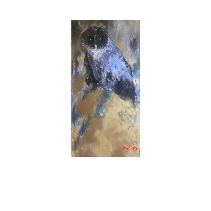 Wise Owl on Canvas